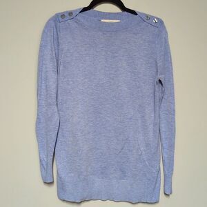 LOFT Blue Boatneck Sweater
